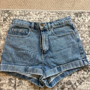 American Apparel Jean Shorts